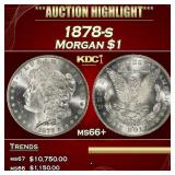 1878-s Morgan Dollar $1 ms66+ SEGS