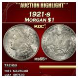 1921-s Morgan Dollar $1 ms65+ SEGS