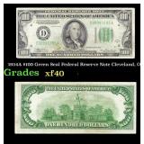 1934A $100 Green Seal Federal Reserve Note Clevela