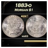 1883-o Morgan Dollar $1 Grades ms63