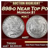1898-o Morgan Dollar Near Top Pop! $1 ms67 SEGS