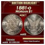 1881-o Morgan Dollar $1 ms65 SEGS