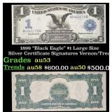 1899 $1 large size Silver Certificate "Black Eagle