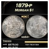 1879-p Morgan Dollar $1 Grades ms64+