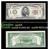 1934A $5 FRN Hawaii WWII Emergency Currency Key To