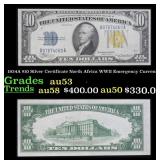 1934A $10 Silver Certificate North Africa WWII Eme