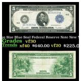 1914 $5 Large Size Blue Seal Federal Reserve Note