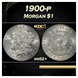 1900-p Morgan Dollar $1 Grades ms62+