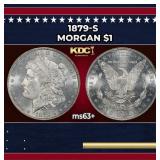 1879-s Morgan Dollar $1 Grades ms63+