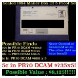 Original sealed box 5- 1984 United States Mint Pro
