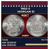 1902-s Morgan Dollar $1 ms64+ SEGS