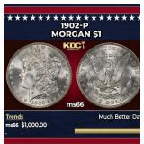 1902-p Morgan Dollar $1 ms66 SEGS