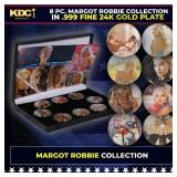 8 Coin Margot Robbie Gold Plated Round Collection