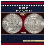 1900-p Morgan Dollar $1 Grades ms65