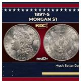 1897-s Morgan Dollar $1 Grades ms62+