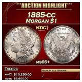 1885-cc Morgan Dollar $1 ms66+ SEGS