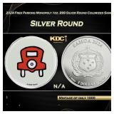 2024 Free Parking Monopoly 1oz .999 Silver Round C