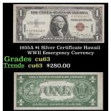 1935A $1 Silver Certificate Hawaii WWII Emergency