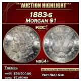 1883-s Morgan Dollar $1 ms64+ SEGS