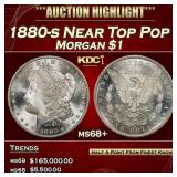 1880-s Morgan Dollar Near Top Pop $1 ms68+ SEGS