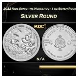 2022 Niue Sonic the Hedgehog - 1 oz Silver Round R
