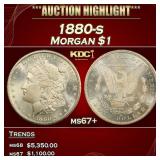 1880-s Morgan Dollar $1 ms67+ SEGS