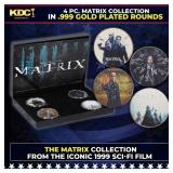 4 Coin Matrix Gold Plated Round Collection
