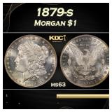 1879-s Morgan Dollar $1 Grades ms63