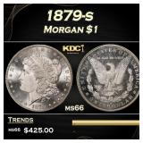 1879-s Morgan Dollar $1 Grades ms66