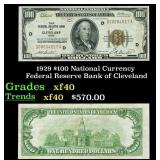 1929 $100 National Currency Federal Reserve Bank o