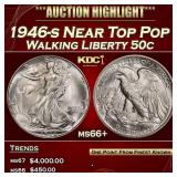 1946-s Walking Liberty Half Dollar Near Top Pop 50