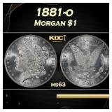 1881-o Morgan Dollar $1 Grades ms63