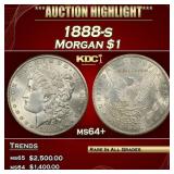1888-s Morgan Dollar $1 ms64+ SEGS