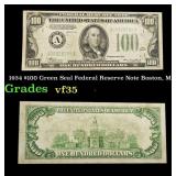1934 $100 Green Seal Federal Reserve Note Boston,