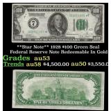 **Star Note** 1928 $100 Green Seal Federal Reserve