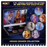 7 Coin Ariana Grande 24k Gold Plated Round Collect