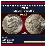 1971-d Eisenhower Dollar $1 ms66+ SEGS
