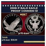 2008-P Bald Eagle Proof Modern Commem Dollar $1 pr