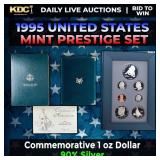 1995 United States Mint Prestige Proof Set With Bo