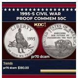 1995-S Civil War Proof Modern Commem Half Dollar 5