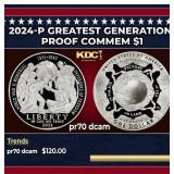 2024-p Greatest Generation Proof Modern Commem Dol