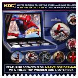Limited Edition 8 Coin Spiderman Gold Plated Colle