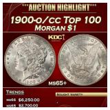 1900-o/cc Top 100 Morgan Dollar $1 ms65+ SEGS