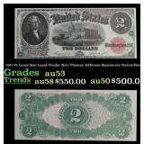 1917 $2 Large Size Legal Tender Note Thomas Jeffer