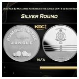 2023 Niue $2 Muhammad Ali Rumble in the Jungle Coi