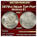1879-o Morgan Dollar Near Top Pop $1 ms65+ SEGS