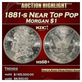 1881-s Morgan Dollar Near Top Pop $1 ms68+ SEGS