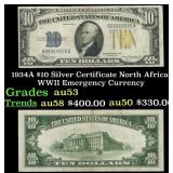 1934A $10 Silver Certificate North Africa WWII Eme