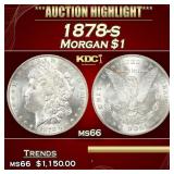 1878-s Morgan Dollar $1 ms66 SEGS
