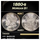 1880-s Morgan Dollar $1 Grades ms65+